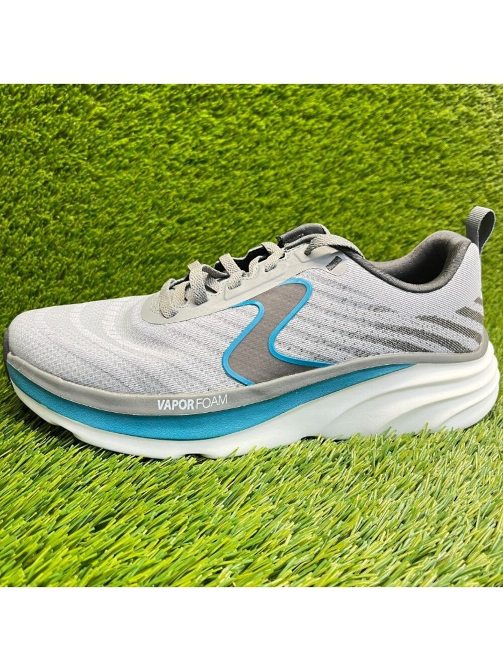 Skechers D'Lux Vapor Gallor Mens Size 9 Gray Athletic Running Shoes Sneakers - Picture 3 of 9